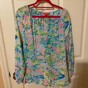 EEUC XL Honda Classic Lilly Pulitzer top